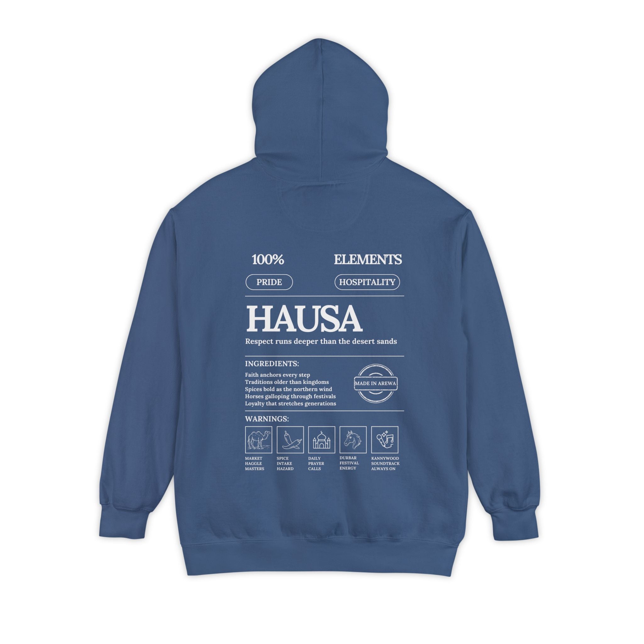 Hausa Elements Heavyweight Hoodie