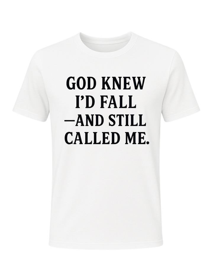 God Knew I’d Fall — And Still Called Me Tee