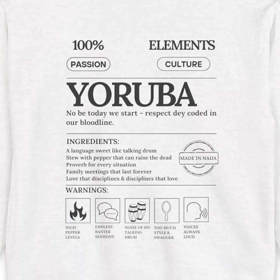 Yoruba Elements Heavyweight Hoodie