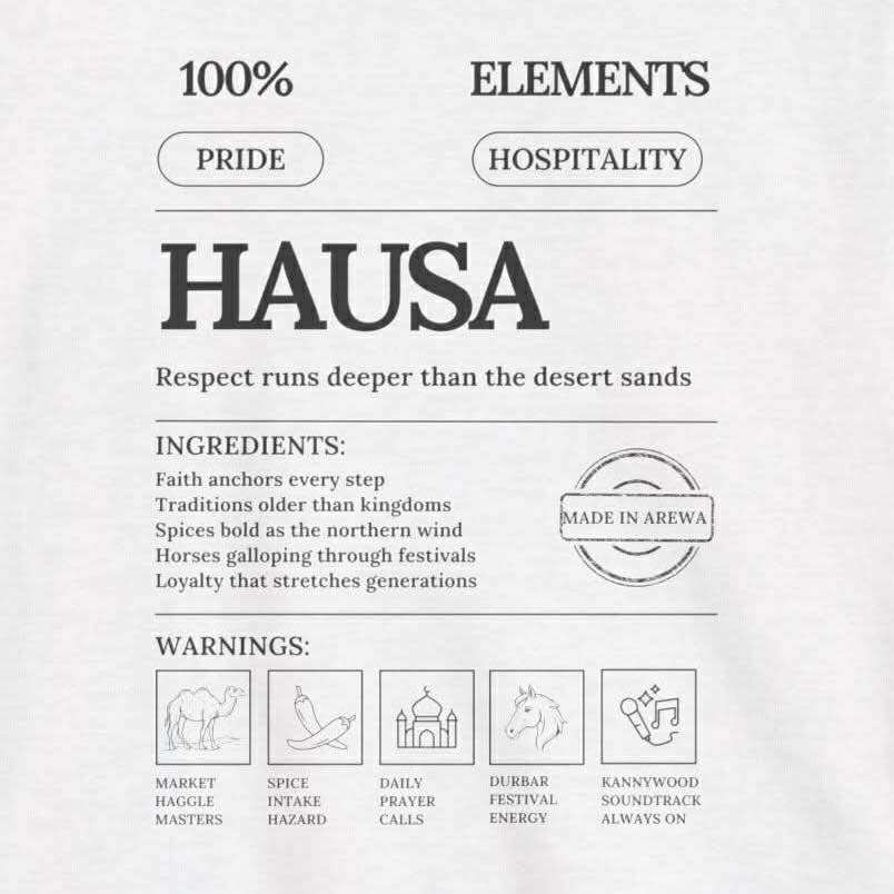 Hausa Elements Heavyweight Hoodie