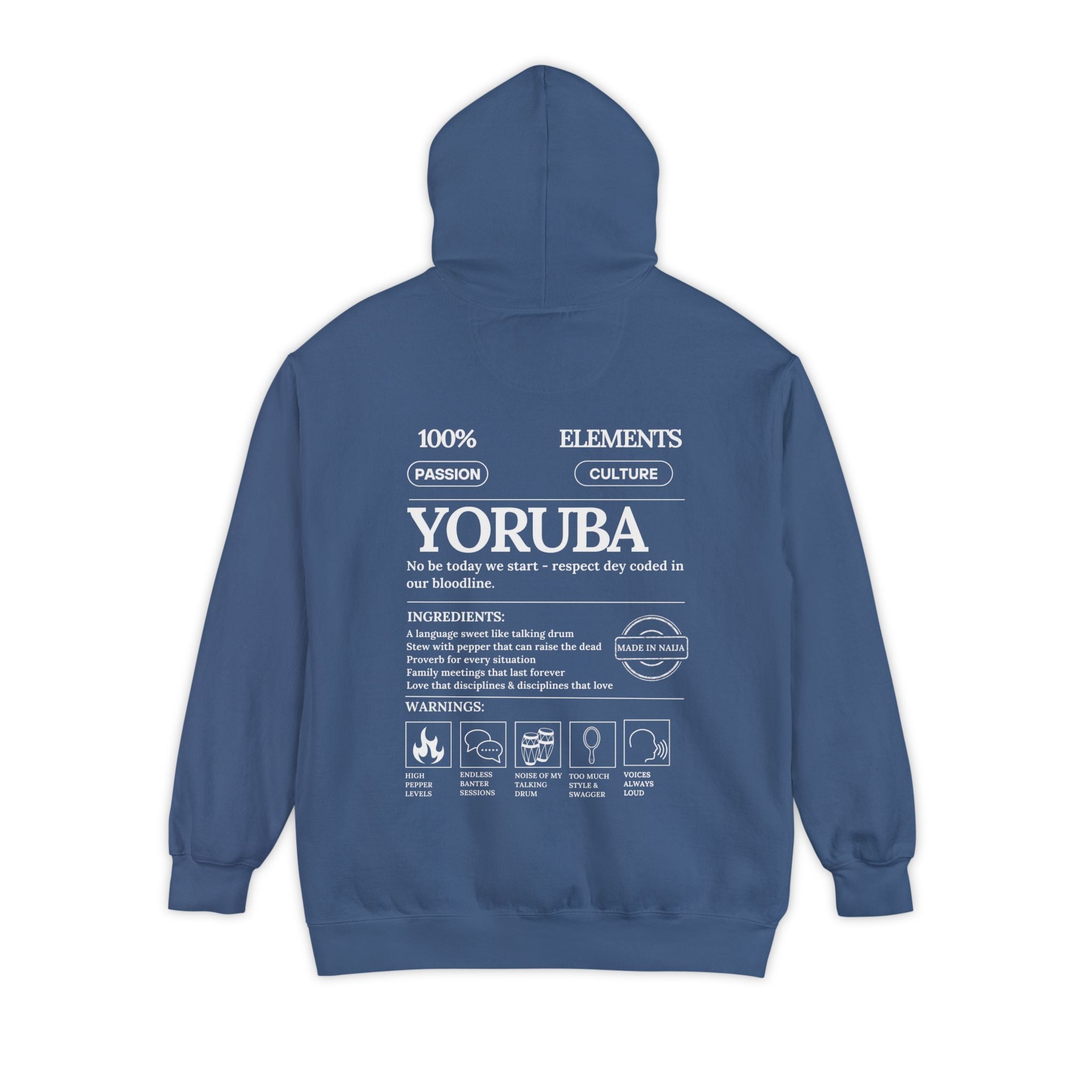 Yoruba Elements Heavyweight Hoodie