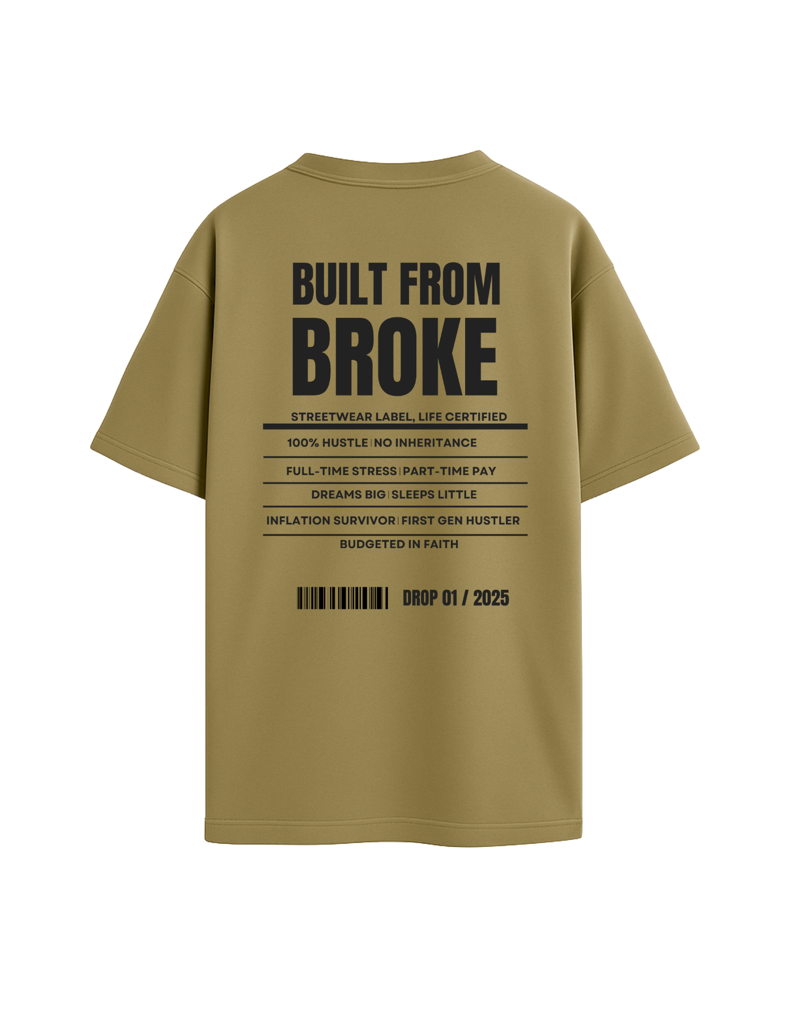 Built From Broke | Drop 01 Tee