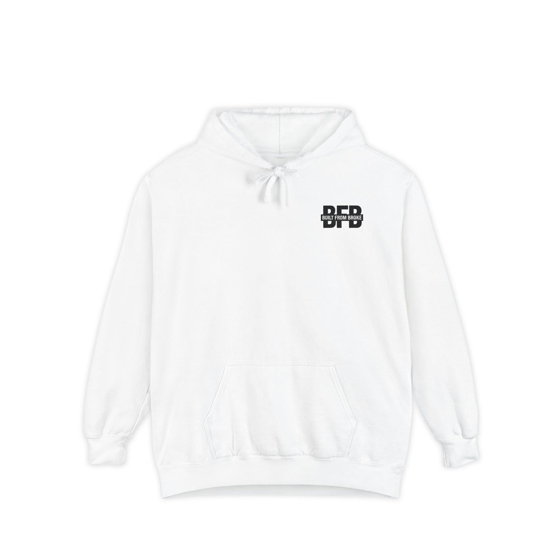 Built From Broke Label Heavyweight Hoodie