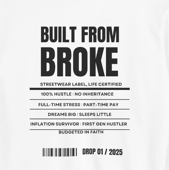 Built From Broke Label Heavyweight Sweatshirt